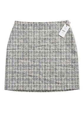 Calvin‎ Klein Gray Tweed Mini Skirt NWT Size 12